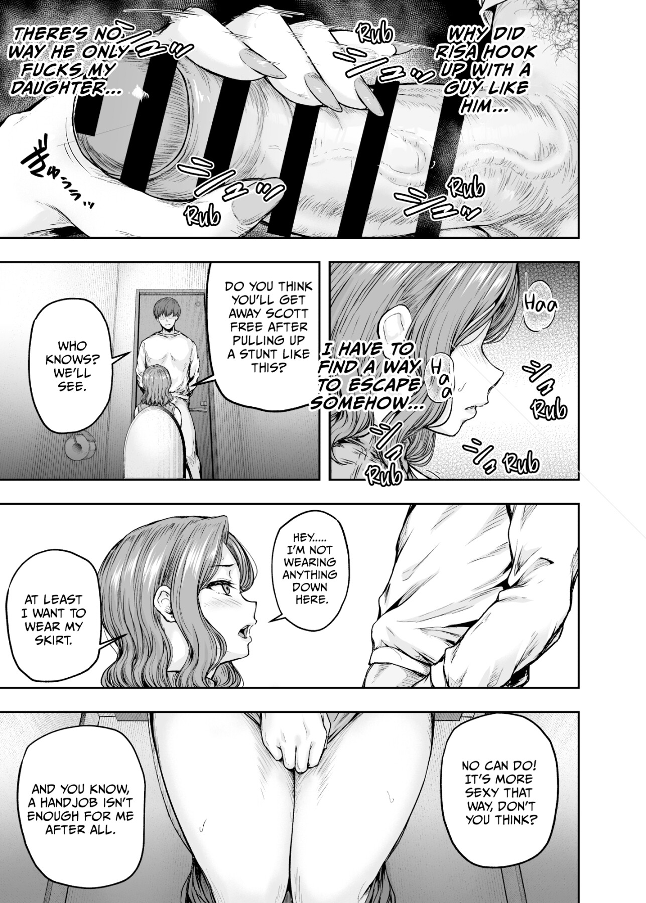 Hentai Manga Comic-Mom's obsessed with her Daughter's Boyfriend 1-Read-44
